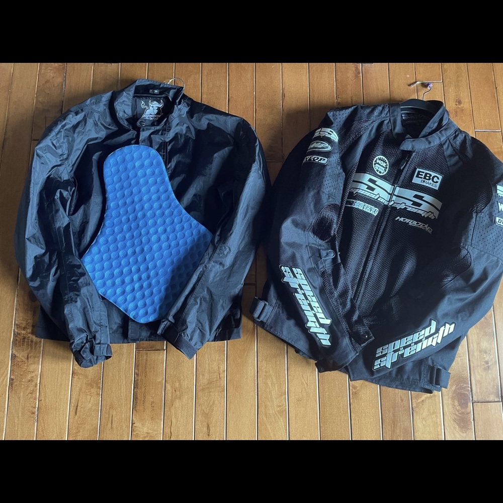 Motorcycle Jacket (XL) & Riding Boots (13)